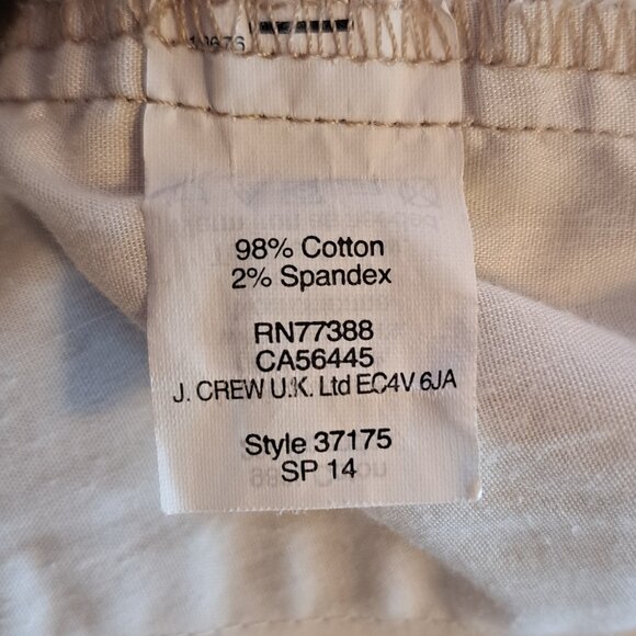 J. Crew Khaki Bermuda Shorts Size 12 - Picture 3 of 4